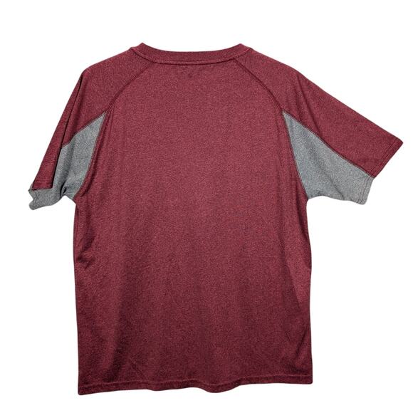 Arkansas Razorbacks Shirt Mens Large Maroon Gray NCAA College Football Russell - Picture 2 of 9
